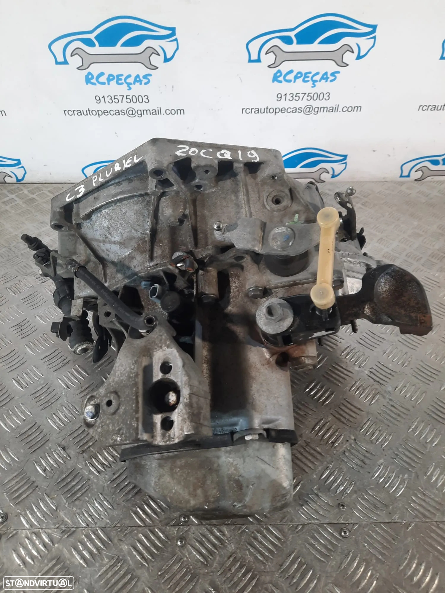 CAIXA VELOCIDADES MANUAL CITROEN C3 PLURIEL 1.4i 8V 73CV KFV 20CQ19 - 10