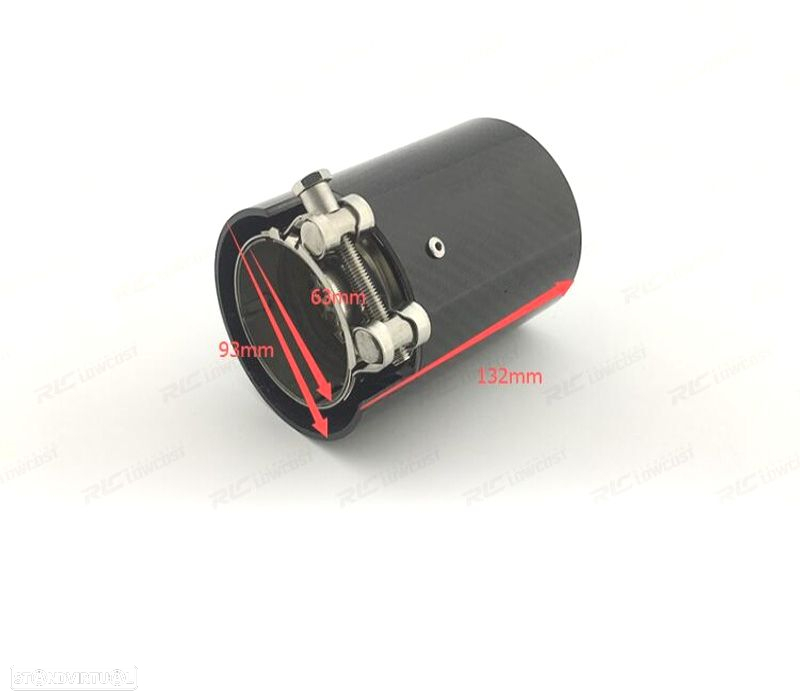 PONTEIRA DE ESCAPE PARA BMW LOOK PACK M CARBONO - 3