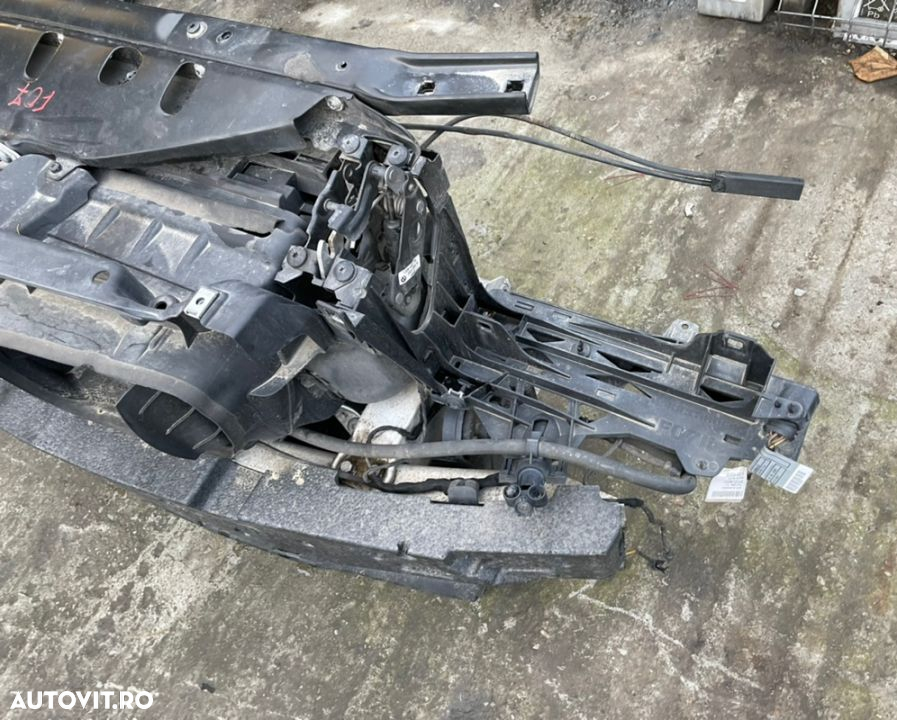 tragar trager calandru suport radiatoare Armătura bara fata bmw seria 5 GT F07 520d 530xd 525xd capete lonjeron cap spălător far gmw Electroventilator intercooler  absolut complet - 2