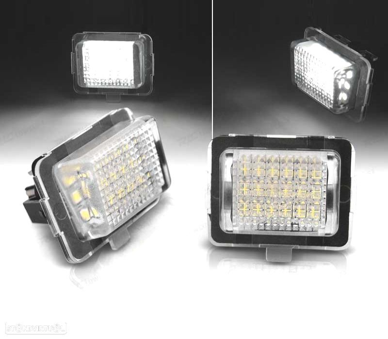 LUZES MATRÍCULA MERCEDES W204 W212 C207 C216 W221 LED - 1