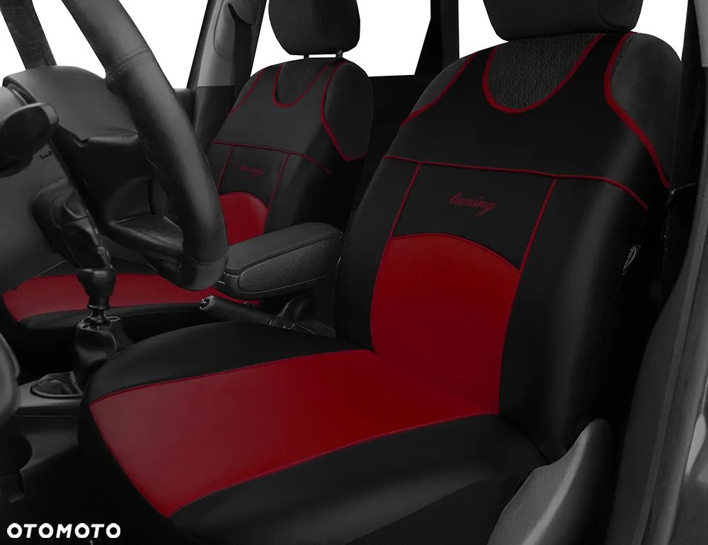 KOSZULKI POKROWCE NA FOTELE SAMOCHODOWE UNIWERSALNE NA PRZÓD SKÓRZANE SKÓRA - 10