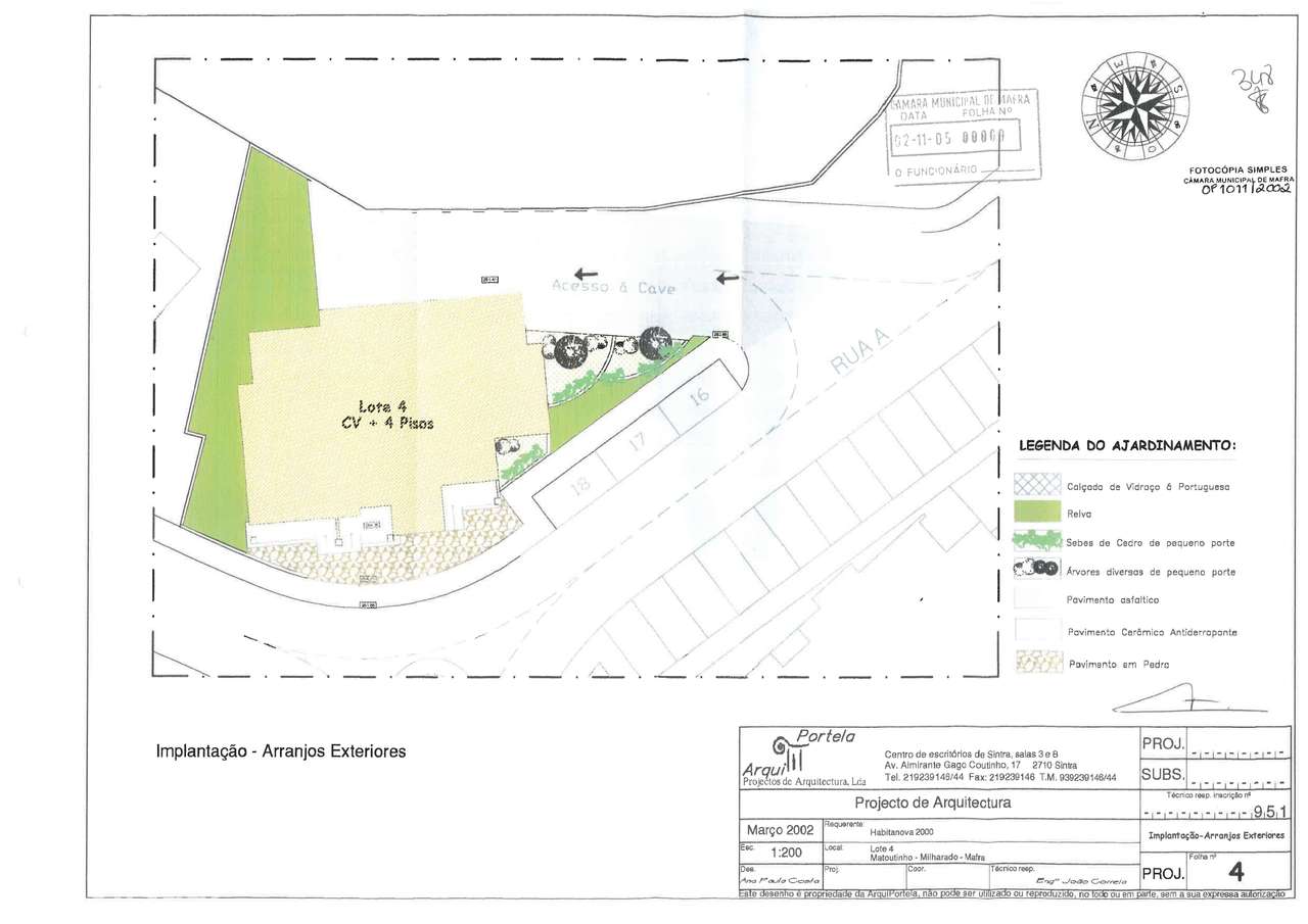 Terreno urbano na Malveira/Venda do Pinheiro para prédio 8 apartamento - Grande imagem: 2/12