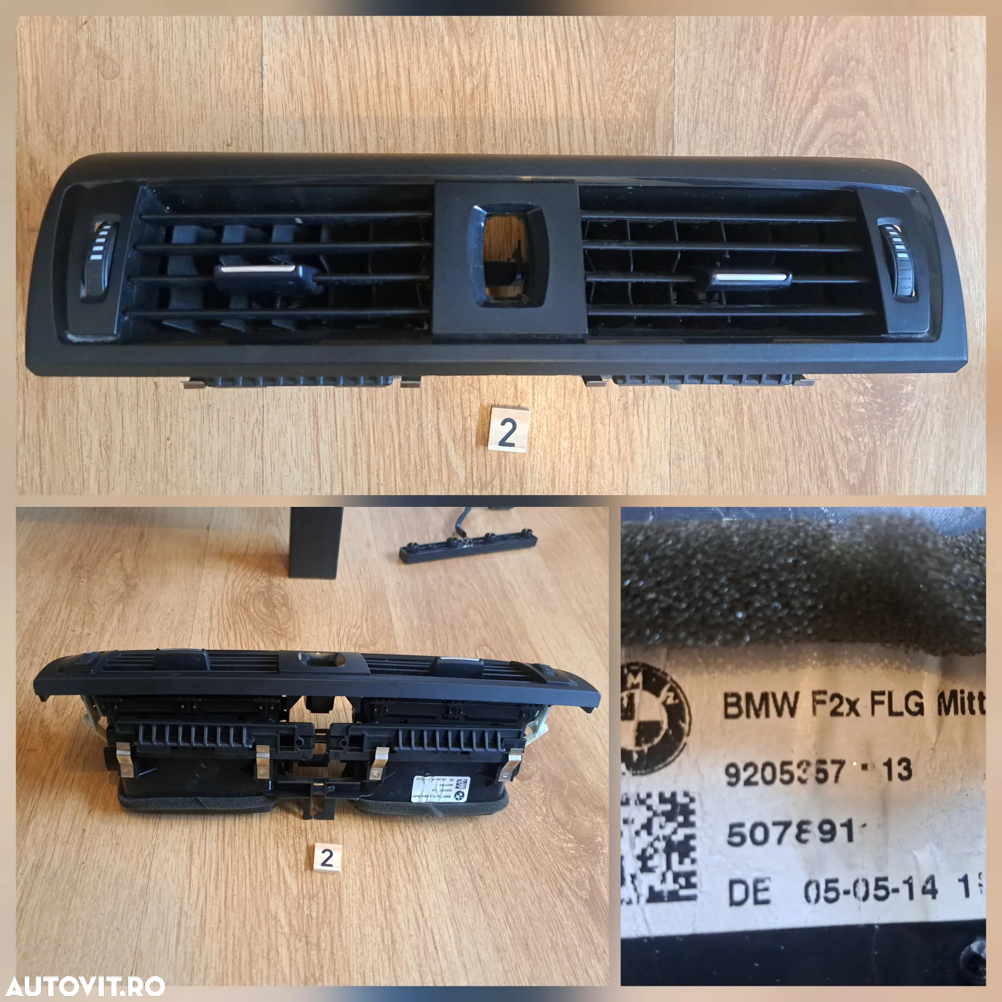 BMW F21 Ceasuri bord grila ventilatie buton avarii sport eco esp joystick modul airbag navigatie radio c d bmw seria 1 2 3 4 x1 x3 x4 x5 F - 3