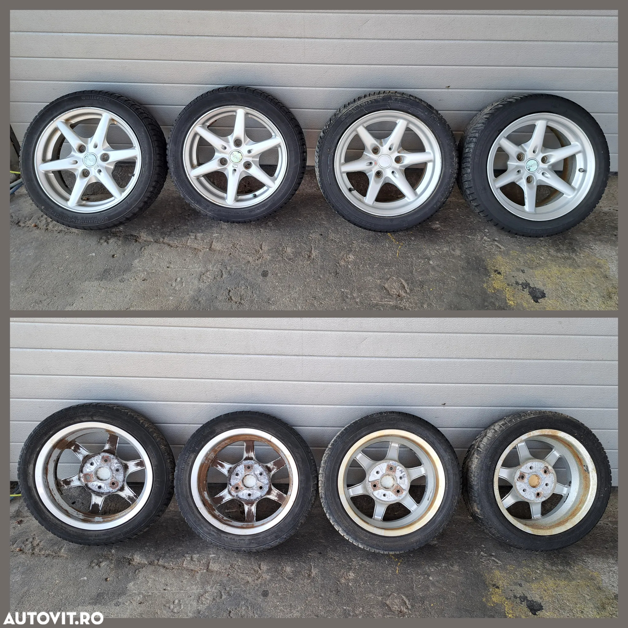 Jante roti Smart ForTwo originale Sportiva editie limitata Mille Miglia 1000 Miglia doua latimi pe 15 - 2