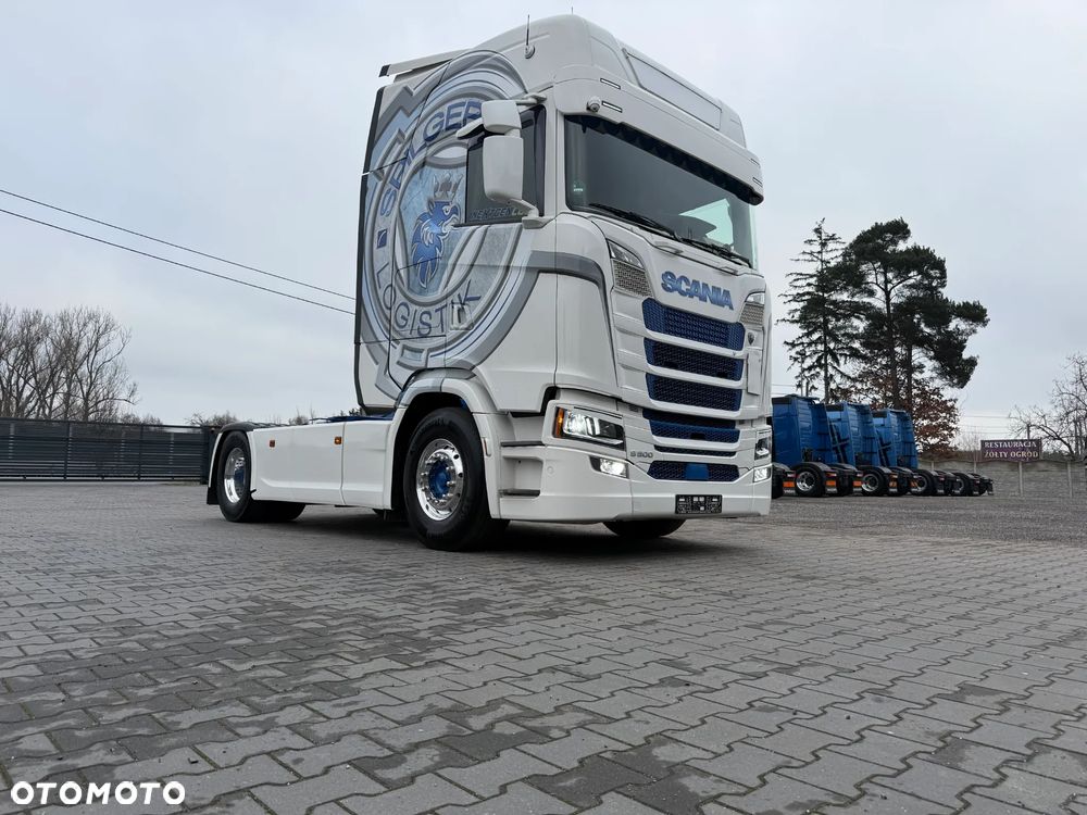 Scania S500/ON 1500/PODUSZKA P+T/SKÓRY/NAVI/RETARDER/FULL LED - 4