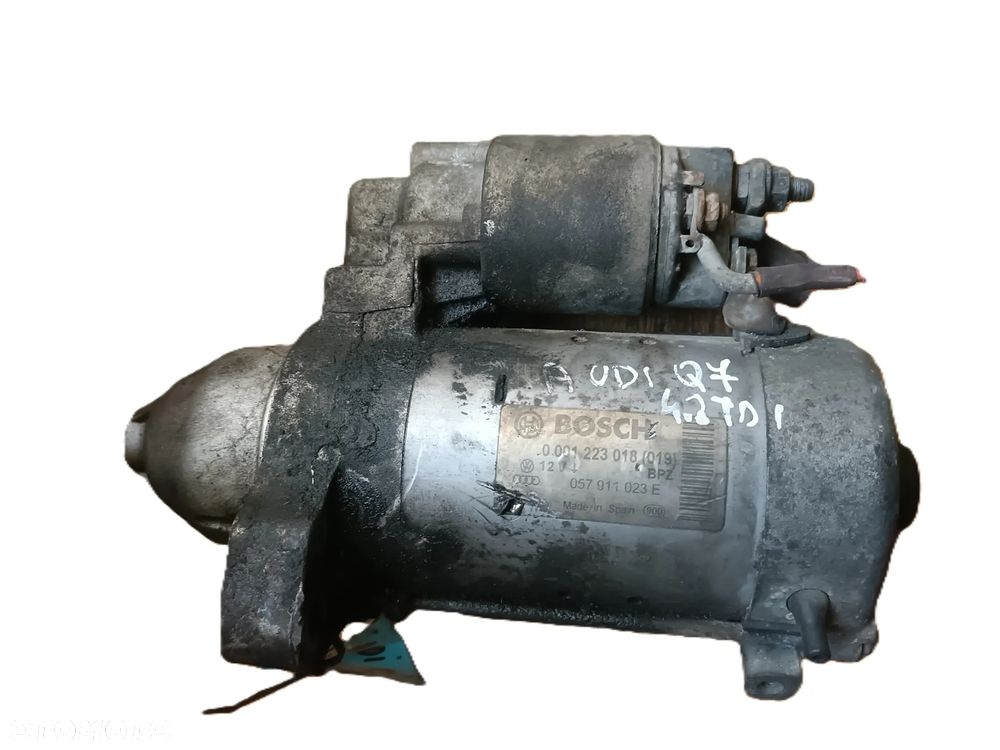 AUDI Q7 4L 05-15 4,2 TDI rozrusznik BOSCH 0001223018 * - 3