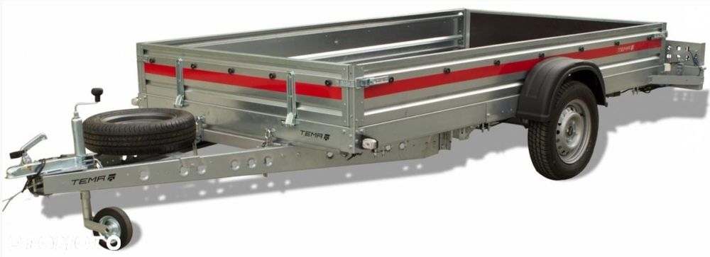 TEMARED Laweta Multitransporter 3016 1 oś  do przewozu quadów, motocykli, traktorków - 4