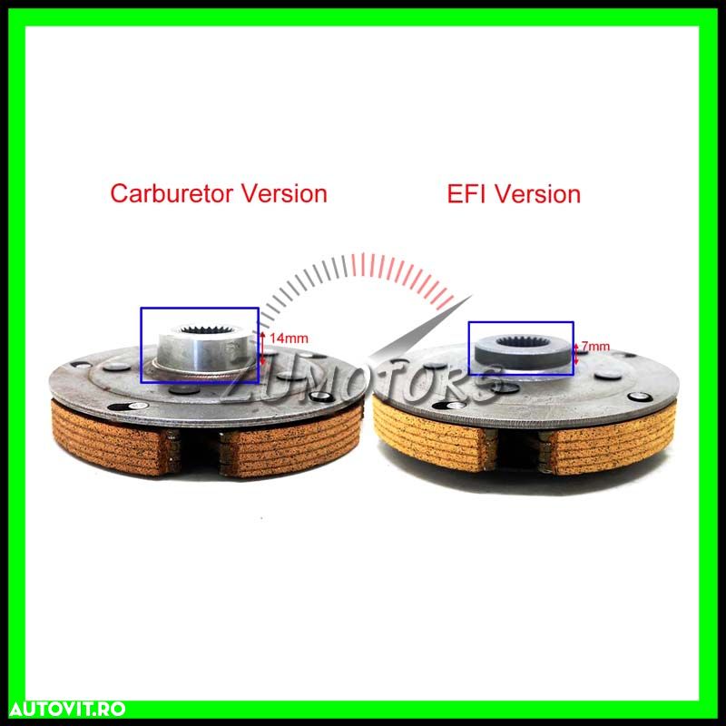 Ambreiaj Atv LINHAI 520 550 600 LH520 LH550 LH600 V-twin EFI - Cod Original 70091A - 6