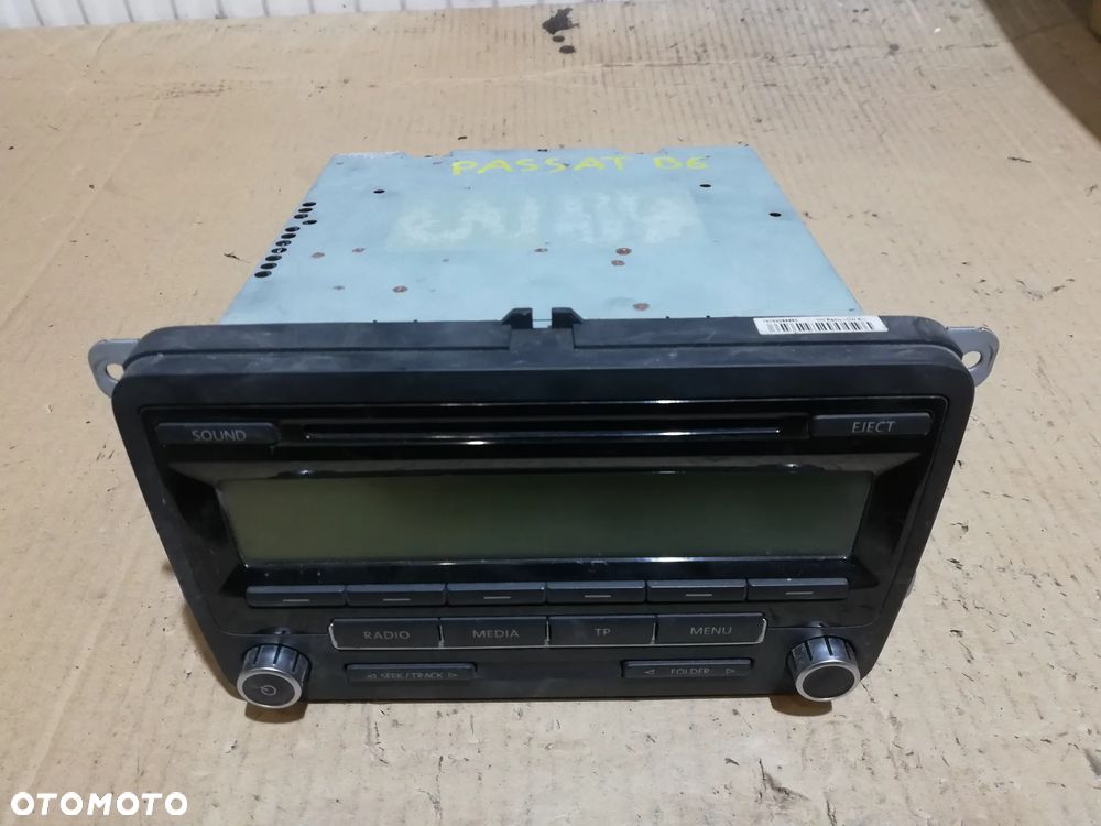 RADIO CD FABRYCZNE VOLKSWAGEN PASSAT B6 1K0035186AA - 1
