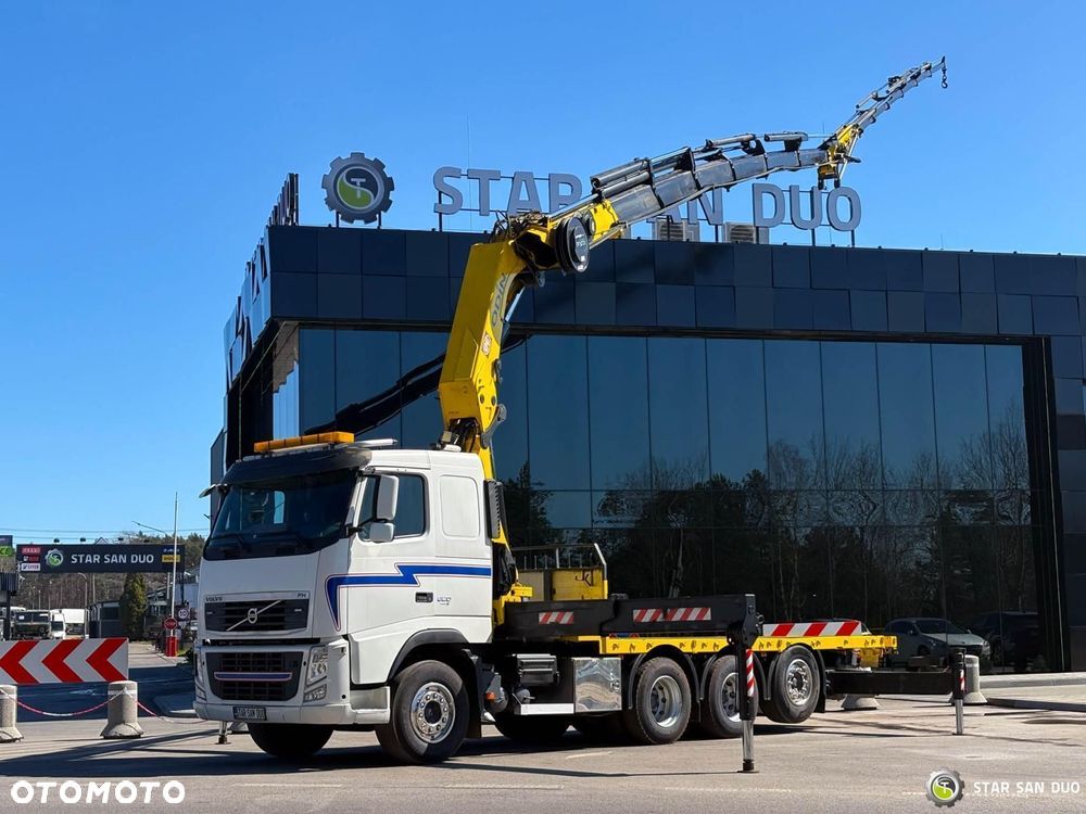 Volvo FH 520 8x4 HMF ODIN K6 EURO 5 FLY JIB HDS Żuraw Tridem - 2