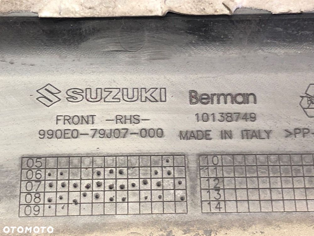 LISTWA DRZWI PRAWY PRZÓD  SUZUKI SX4 (EY, GY) 2006 - 2022 1.6 DDIS (RW 416D) 66 kW [90 KM] olej - 4