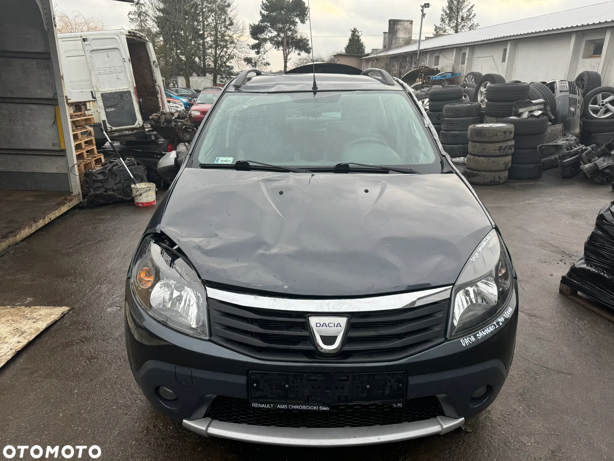 DACIA SANDERO I 1.5 DCI 68KM TEKNA 2010 SZARY NA CZĘŚCI - 2