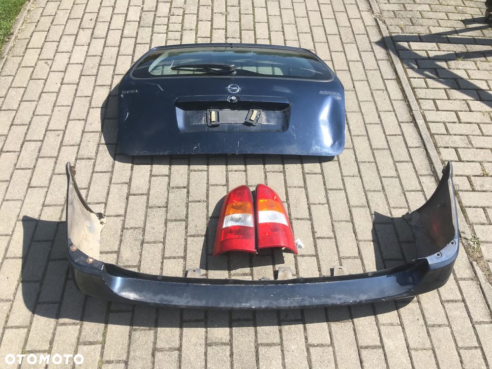 OPEL ASTRA II G ZDERZAK TYŁ TYLNI KLAPA LAMPA LEWA PRAWA KOMBI Z20H - 1