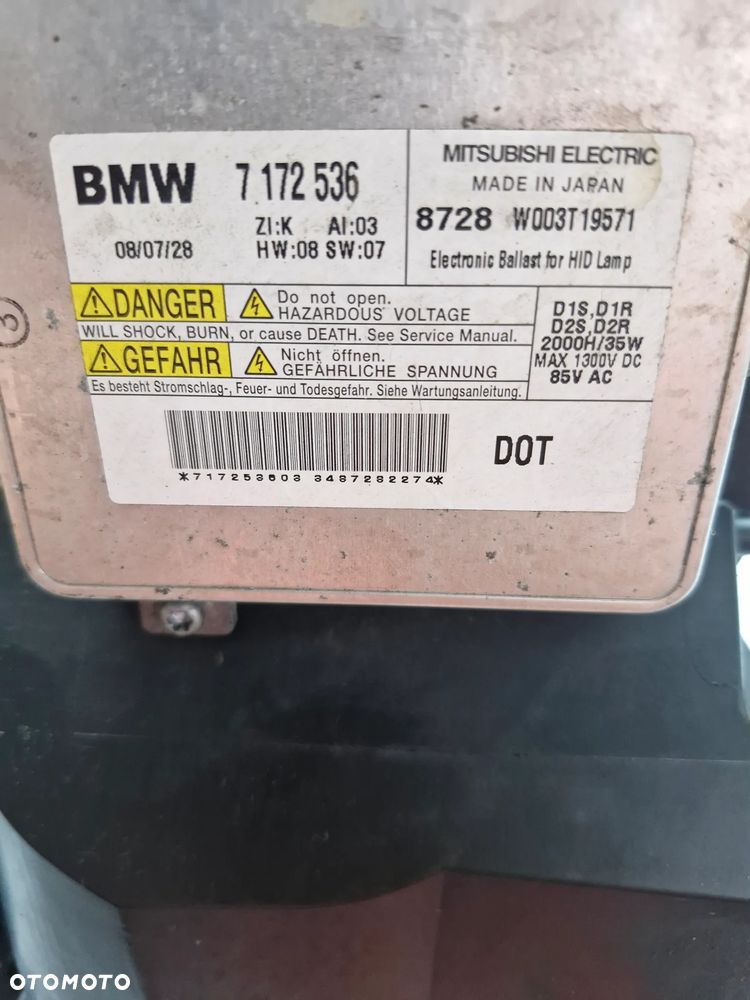 BMW E90 E91 LAMPY PRZEDNIE XENON LEWA PRAWA KOMPLET 7202583 7202584 EU - 7