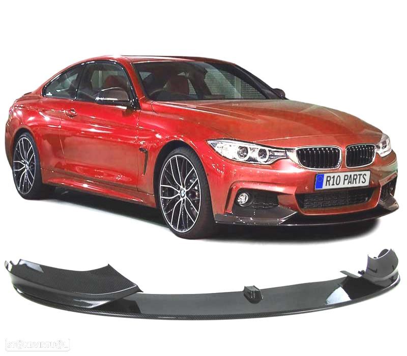 LIP SPOILER FONTAL BMW F32 F33 F36 13- CARBONO LOOK M PERFORMANCE - 2