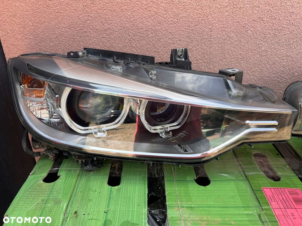 Lampa przednia BMW 3 F30 F31 XENON NIESKRĘTNE KOMPLET EUROPA ORYGINALNE ZKW - 2