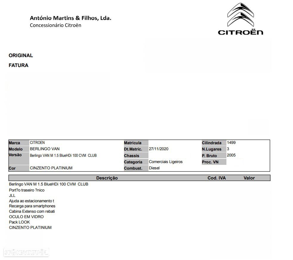 Citroën Berlingo VAN M 1.5 BlueHDi 3 Lugares Nacional 100 CV CLUB - 5