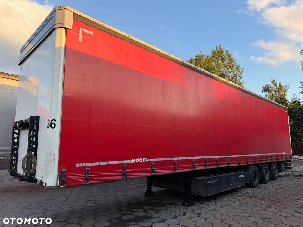 Wielton KOGEL FIRANKA MEGA / KOSZ PALETOWY / OŚ PODNOSZONA / NOWE PODPORY ŁAPY / PLANDEKA JAK NOWA / 2022 ROK !! - 1