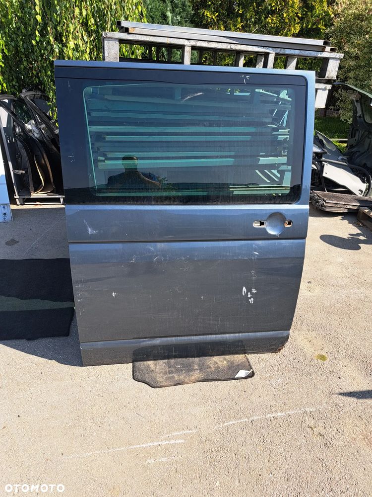 Volkswagen Transporter T5 drzwi prawe przesuwne prawy bok szyba - 1