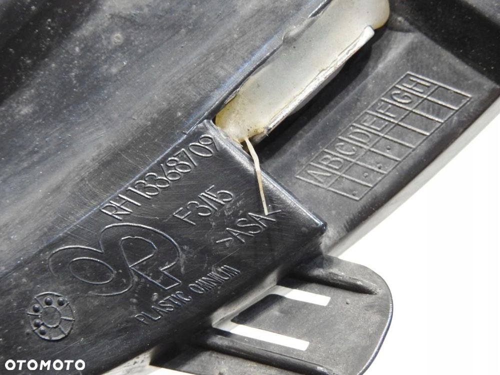 KRATKA ZDERZAKA PRAWY PRZÓD OPEL ASTRA J LIFT 13368709 - 5