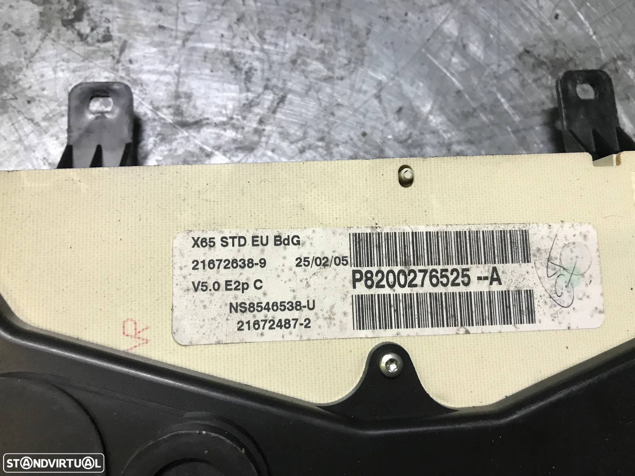 QUADRANTE RENAULT CLIO II 1.5DCI P8200276525A 216726638-9 - 3
