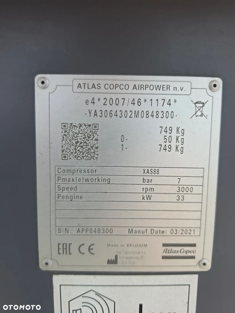 Atlas Copco XAS 88KD - 12