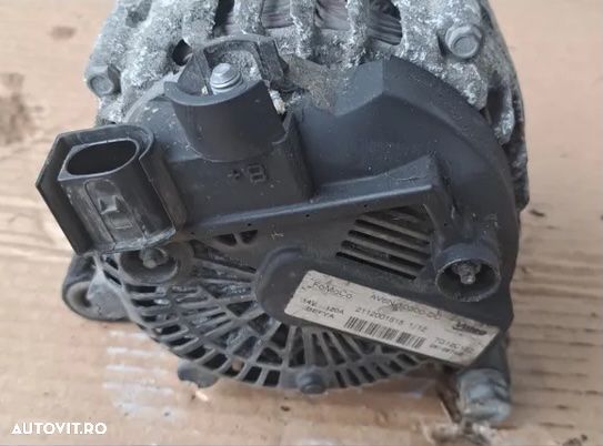 Alternator generator dinam 14V 120A Ford Focus 3 1.6, C-Max 2 1.6, Grand C-Max 1.6, Fiesta 6 1.4 1.6, B-Max 1.5 1.6, Transit Connect 2 1.0 1.5 1.6, Turneo 1.6, Ecosport 1.5 - 2