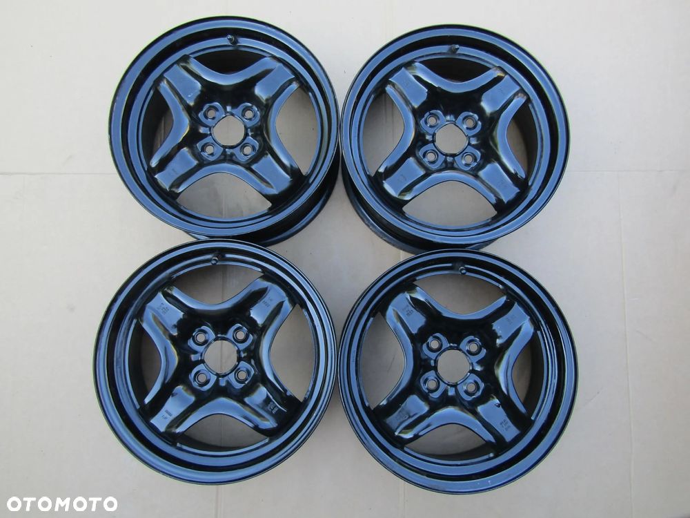 4x Felgi Stalowe 15 Opel Corsa C D E Adam Tigra Meriva Astra G H / Fiat Grande Punto Evo 6 j 4x100 ET39 piasta 56,6 mm + czujniki TPMS ORYGINALNE - 5