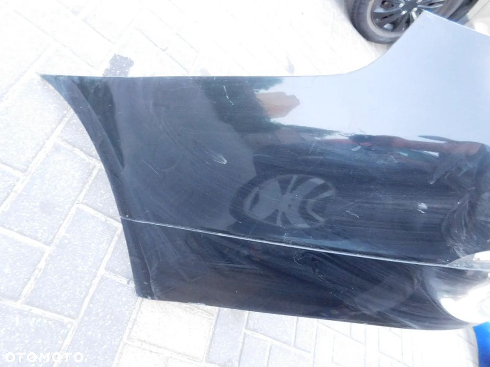 zderzak tył tylny BMW E60 SEDAN 05-10 CZARNY - 2