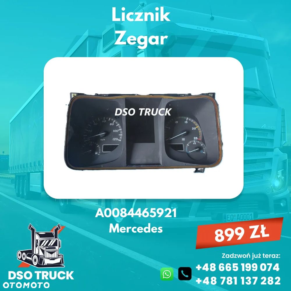 Licznik Zegar A0084465921 Mercedes ACTROS AXOR ATEGO - 1