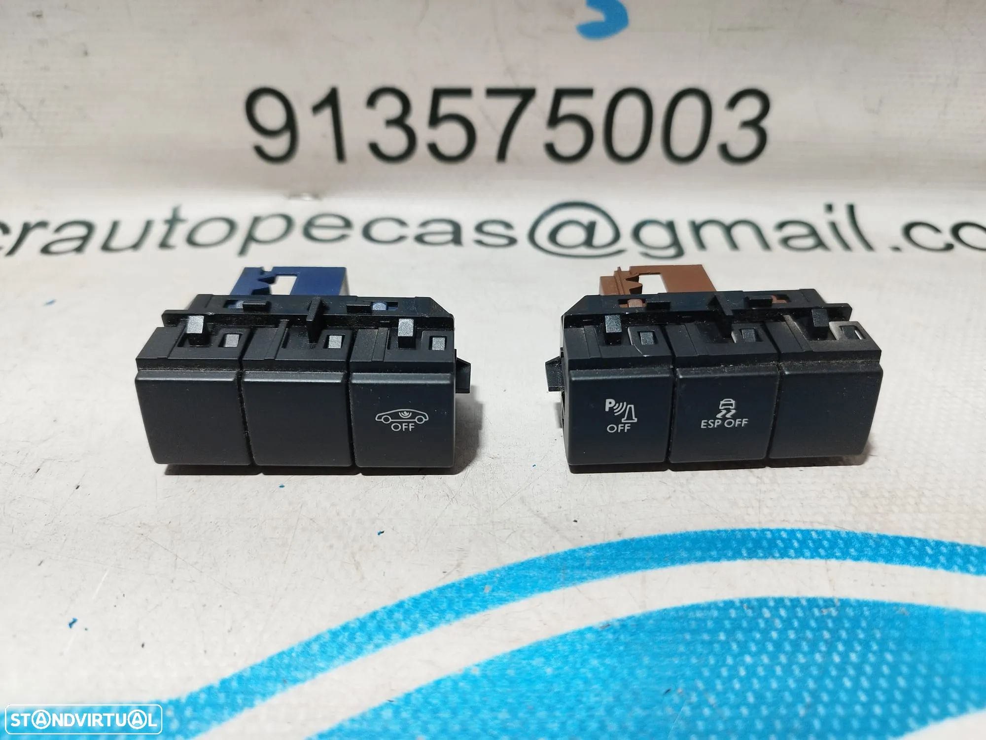 COMUTADOR BOTÃO BOTÕES SWITCH ESP PDC ALARM PEUGEOT 300896671878ZD 96672047ZD00 - 1
