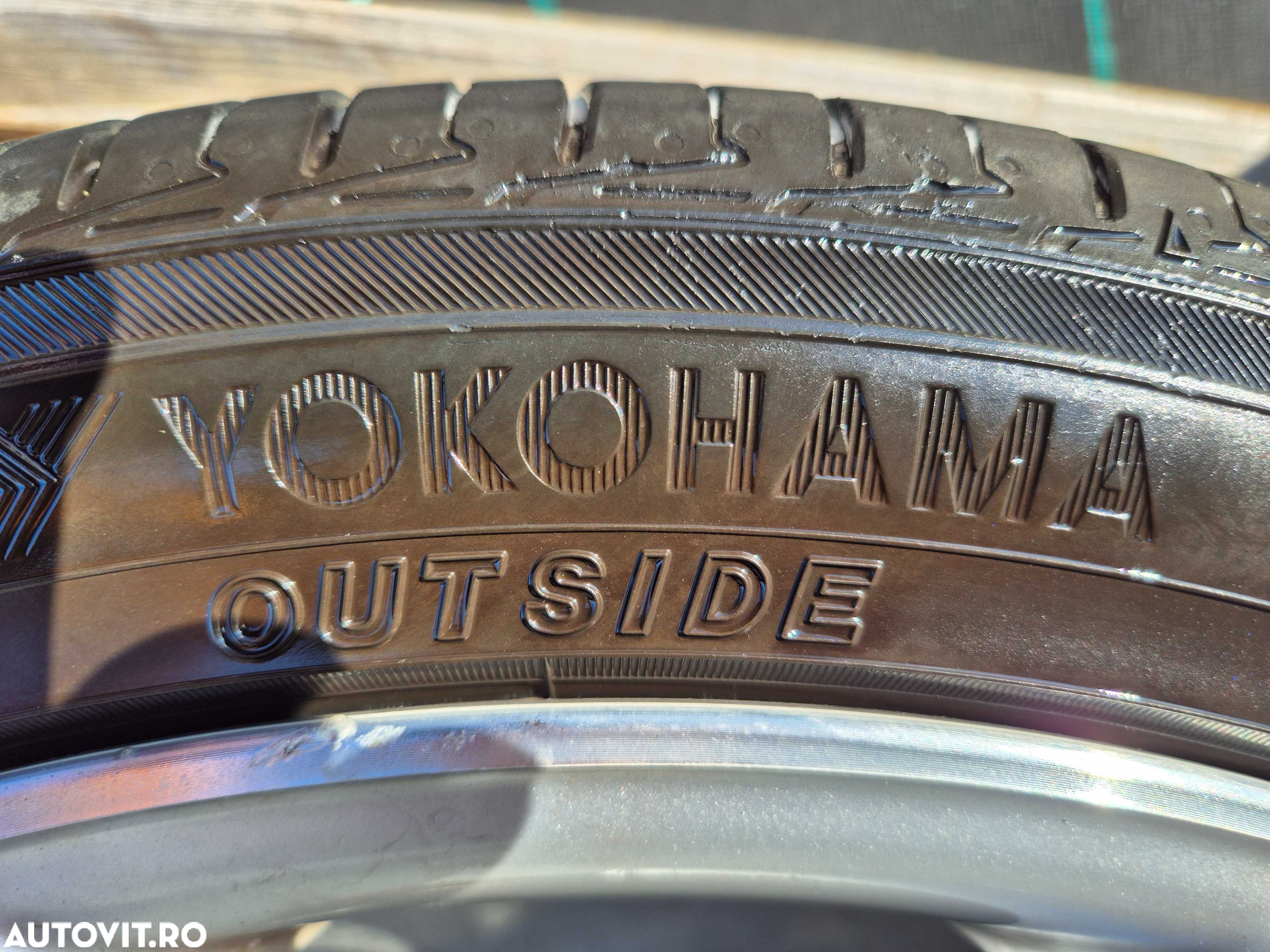 Jante cu cauciucuri vara  Golf 6,7 Yokohama  225/40R18 92W  DOT 2022 - 2