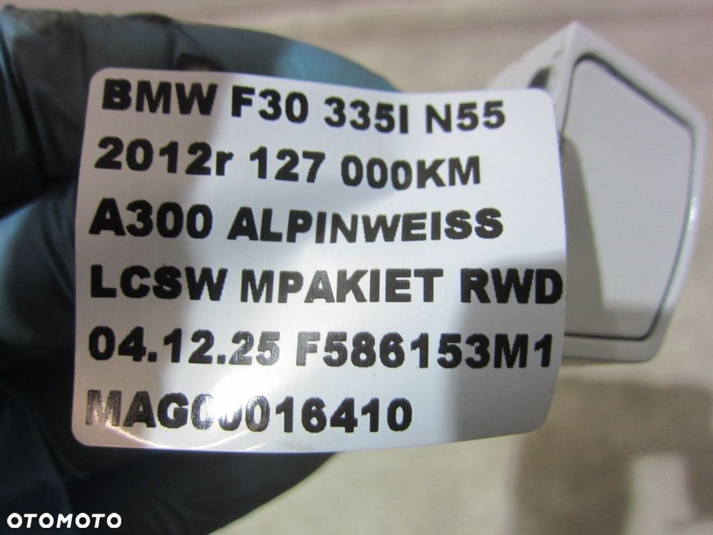 BMW F30 F34 F25 F20 KLAMKA PRAWA PRZEDNIA KEYLESS A300 ALPINWEISS 3 7332566 - 12