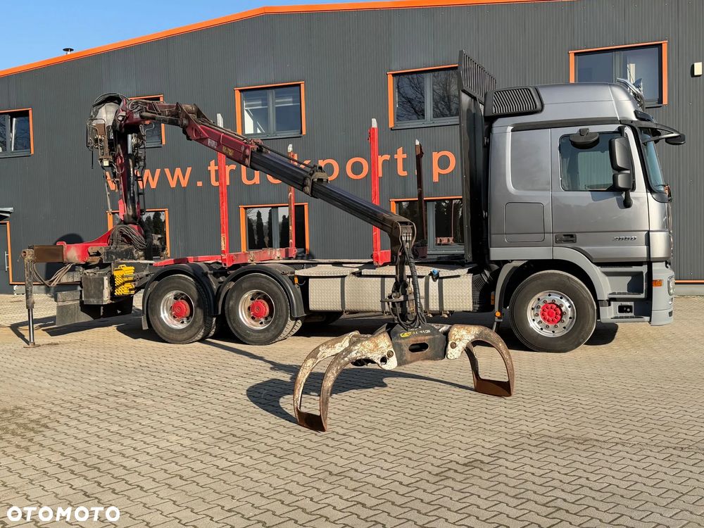 Mercedes-Benz ACTROS 2660 6x4 EURO5 POJAZD DO DREWNA Z HDS PENZ 10Z8 - 21