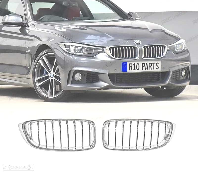 GRELHAS BMW F32 F33 F36 LOOK M CROMADAS - 1