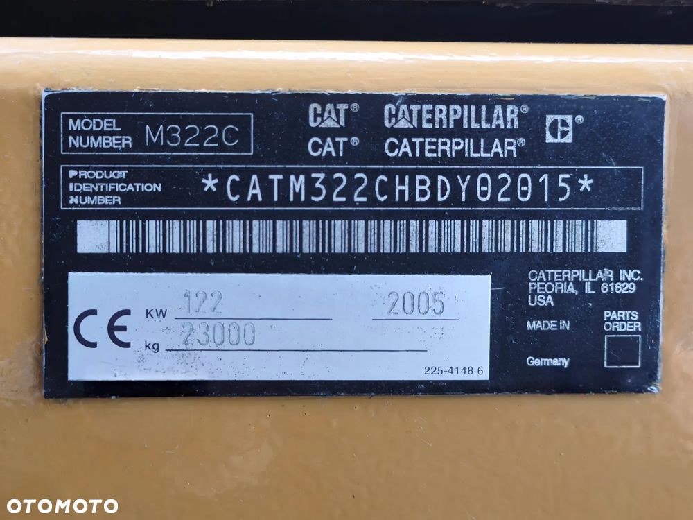 Caterpillar M322C MH - 8