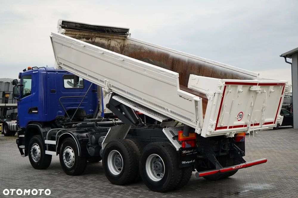Scania G 480 / 8x4 / WYWROTKA DWUSTRONNA / HYDROBURTA / MANUAL - 10