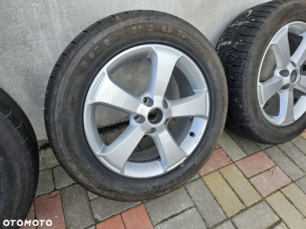 KOŁA FELGI ALUFELGI 17  6,5 J ET 39 1K8071497 OPONY ZIMOWE 225 55 17 VOLKSWAGEN SKODA KOMPLET FELGI Z OPONAMI - 3