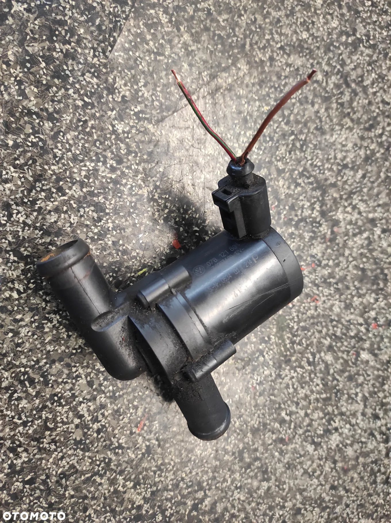 DODATKOWA POMPKA WODY 1.9 TDI 078121601 SPRAWNA VW AUDI SEAT SKODA WYSYŁKA !!!! - 2