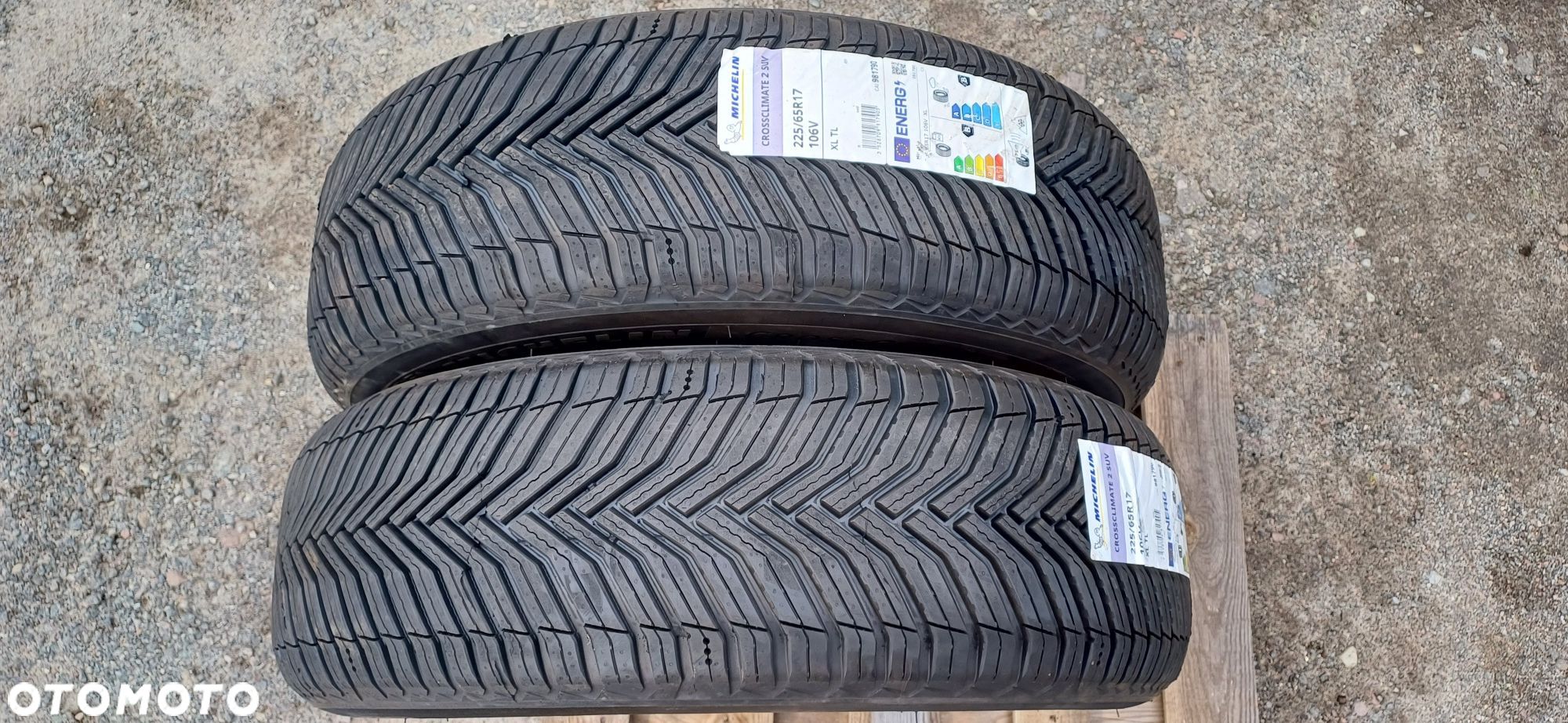 225/65R17 106V MICHELIN , dwie nowe opony wielosezonowe. - 1