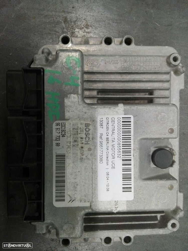 CENTRALINA MOTOR UCE CITROEN C4 COUPÉ 2007 -9661773380 - 1