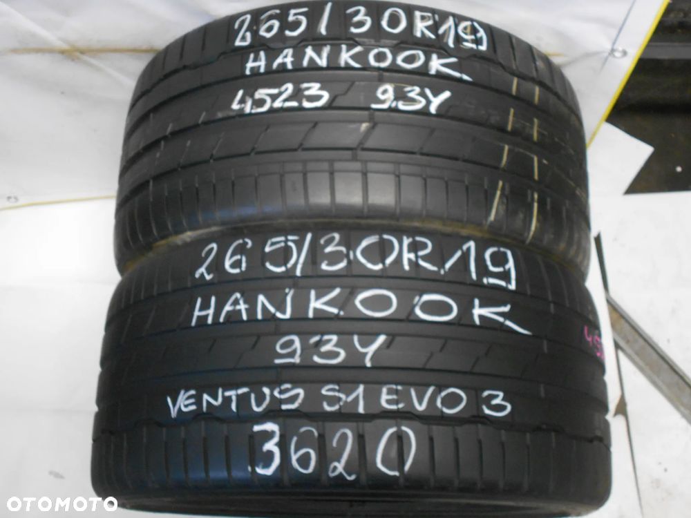 OPONY 265/30R19 HANKOOK VENTUS S1 EVO 3 DOT 4523 / 3620 8.3MM - 1