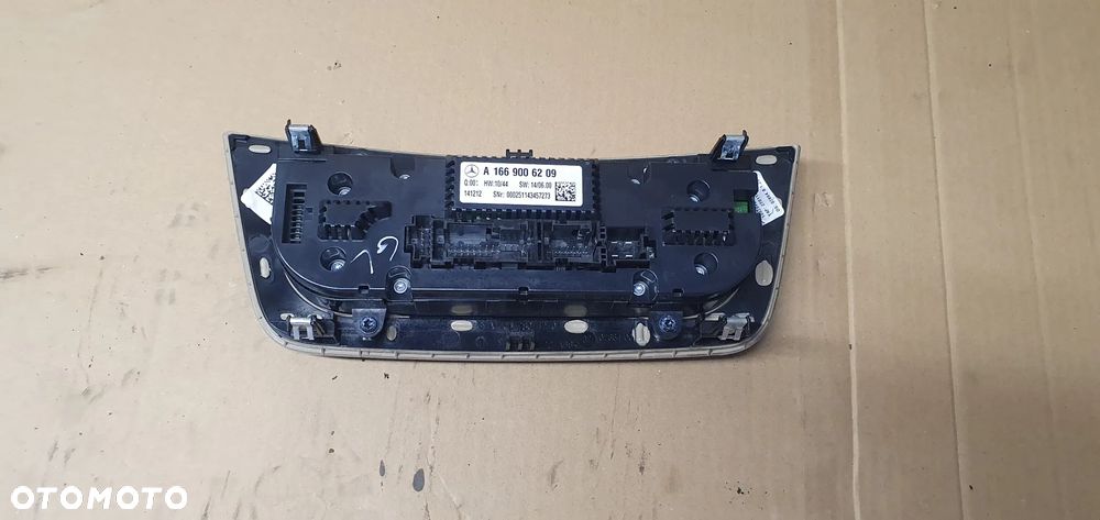 Panel nawiewu klimatyzacji klimatronic Mercedes GL X166 W166 A1669006209 - 9