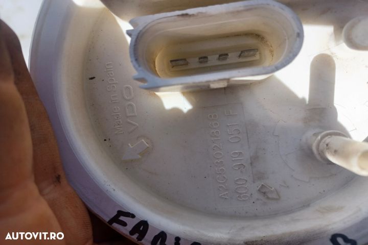 Pompa benzina in rezervor 6Q0919051F MX1253 Skoda Fabia 5J [facelift] - 3