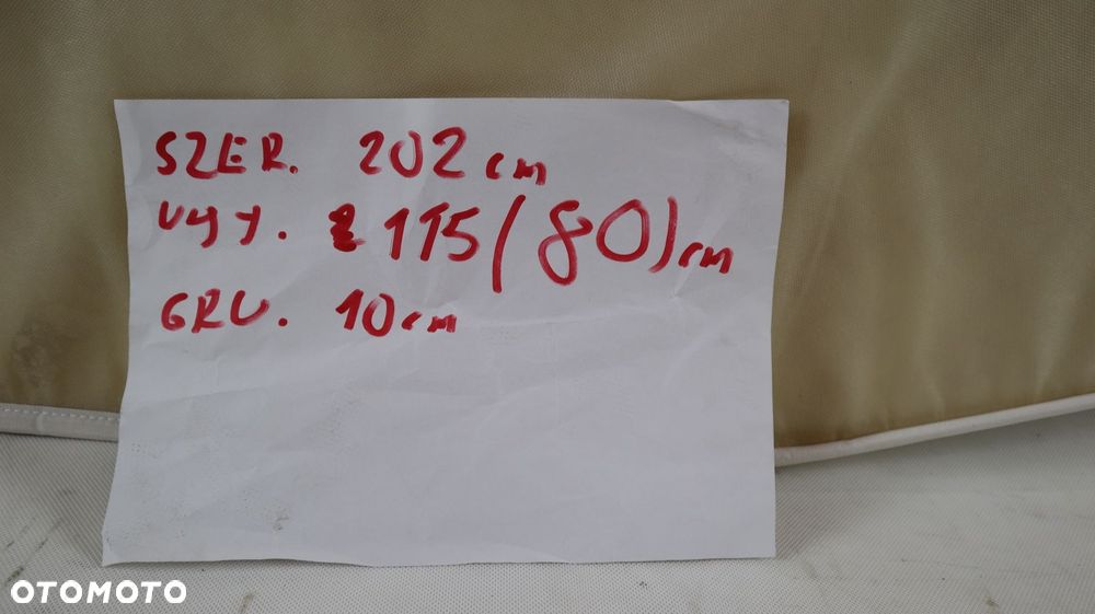 KAMPER PRZYCZEPA KEMPINGOWA MATERAC FIDUCIA NEL TESSILE 202 CM X 115(80) CM X 10 CM - 7