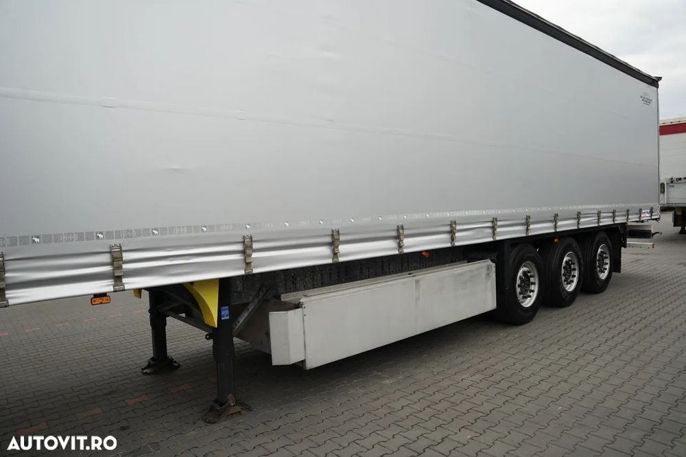 Schmitz Cargobull / SEMIREMORCĂ CU PRELATĂ (CURTAINSIDER) / STANDARD / CUTIE PENTRU PALETI / AXĂ RIDICABILĂ / - 10