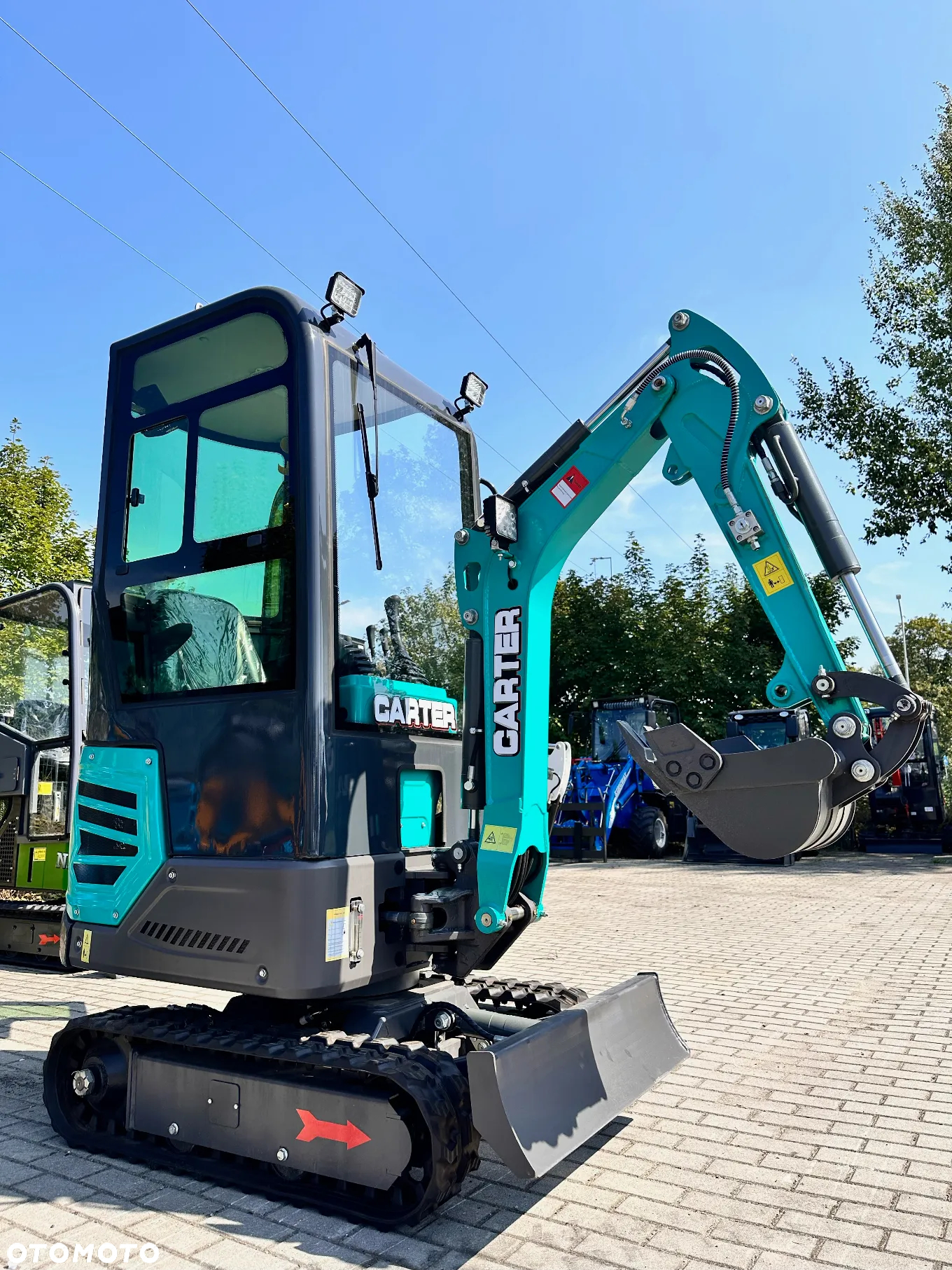 Inny CARTER CT12K Ramię Skrętne KABINA 1200kg PREMIUM 3 łyżki - 10