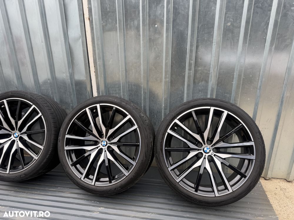 Bmw X5 G05 / X6 G06 Set Roti Vara Jante 22 M Sport Style 742 Anvelope - 3