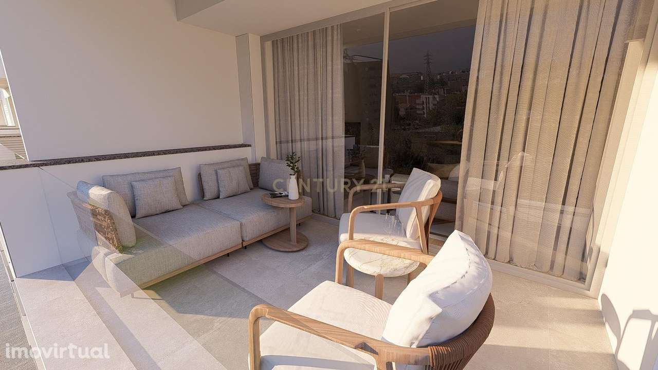 Condomínio do Sobreiro | T2 com 108m2 em Matosinhos, Senhora da Hora, - Grande imagem: 2/35