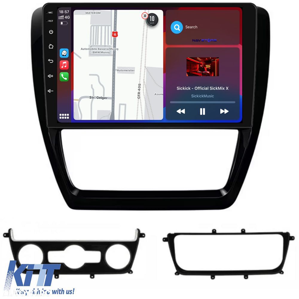 Navigatie Dedicata Volkswagen Jetta (2011 - 2018), 10Inch, 4Gb Ram, 64 - 3